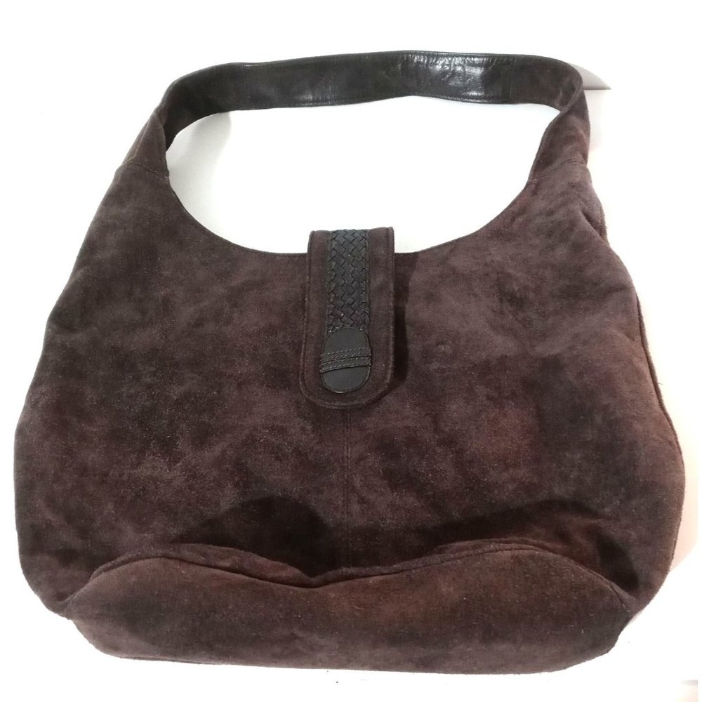 KIMCHI BLU  Boho Brown Suede Bag